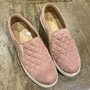 Size 7, women’s Blush pink slip on shoes.